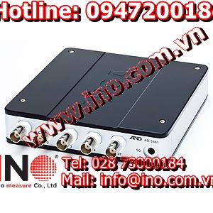 A&D- A portable 4-channel noise & vibration analysis system (Model:WCAmini AD-3661)