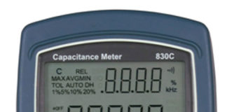 Metrix Electronics- Dual Display Capacitance Meter to 200 mF (Model:BK830C)