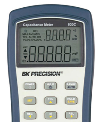 Metrix Electronics- Dual Display Capacitance Meter to 200 mF (Model:BK830C)
