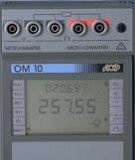 AOIP-Onsite micro-ohmmeter up to 50 KΩ and 10 A (Model:OM 10)
