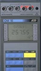 AOIP-Onsite micro-ohmmeter up to 50 KΩ and 10 A (Model:OM 10)