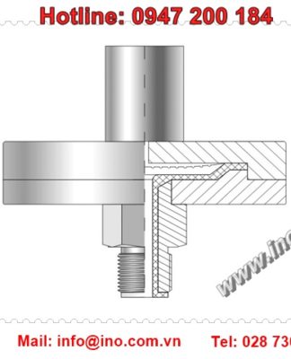 APLISENS-Threaded chemical seals with large diaphragm (Model: S-compCh)