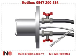 APLISENS-Flanged seals with extended diaphragmand direct diaphragm and cleaning system (Model S-TK-P)