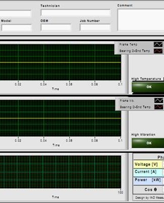 DAS phần mềm giám sát, đo đạc, quản lý dữ liệu và báo cáo các thông số cơ điện của động cơ
