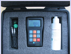 Ultrasonic Thickness Detector (PC-25A / 0.5 ~ 150mm measurement, resolution: 0.01mm / lamella for measurement / + RS232C)